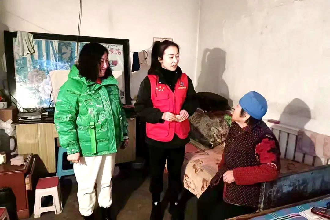 天寒心暖！记录太原尖草坪区柏板乡冰雪中的温情时刻