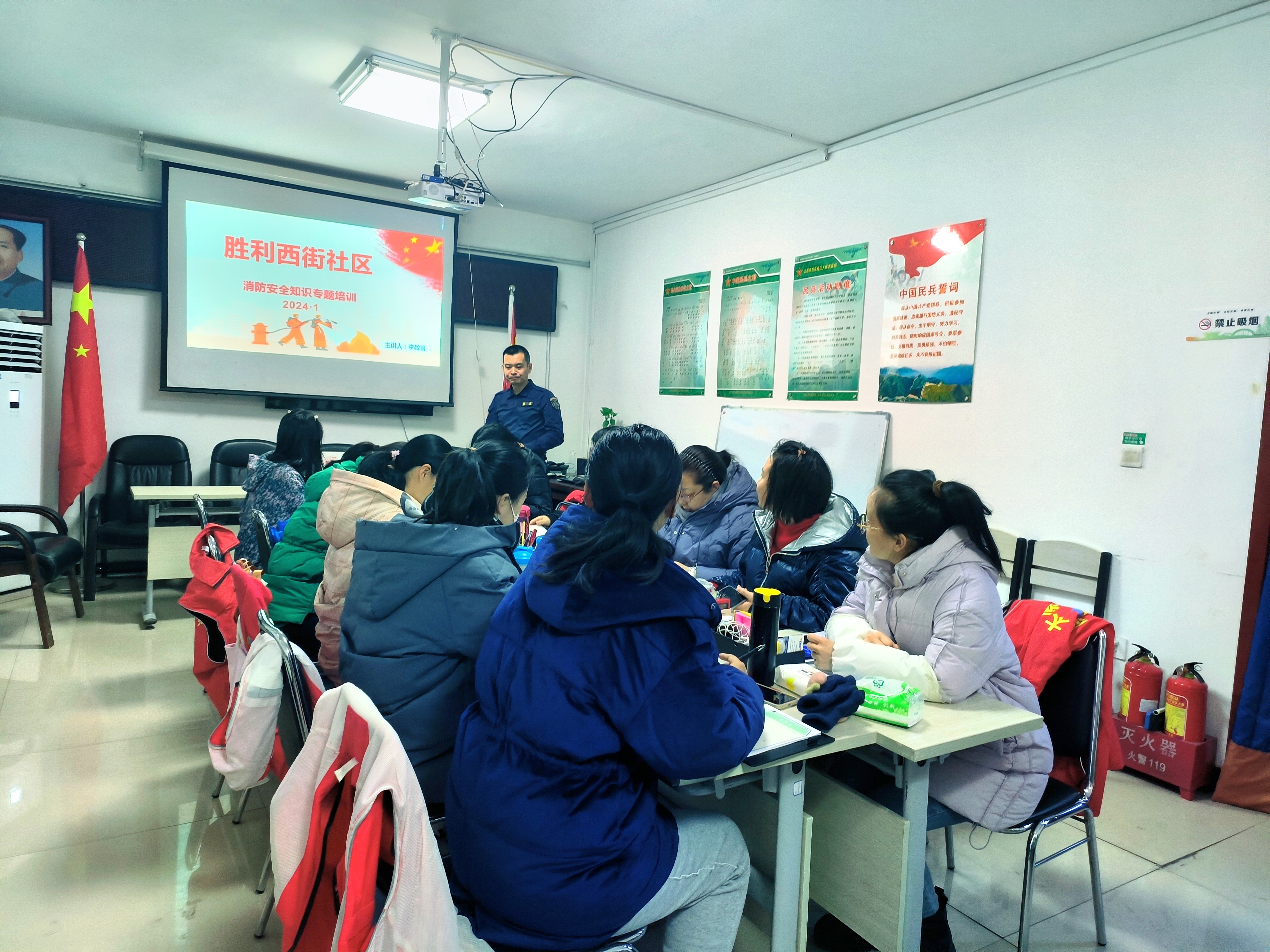 太原杏花岭区巨轮街道：筑牢冬季消防安全防线