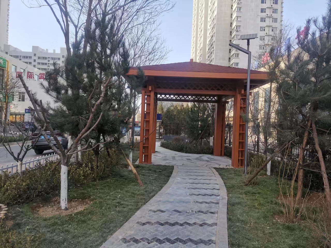 太原杏花岭区：为民实事忙补绿  开门见景扮靓居民“生活圈”