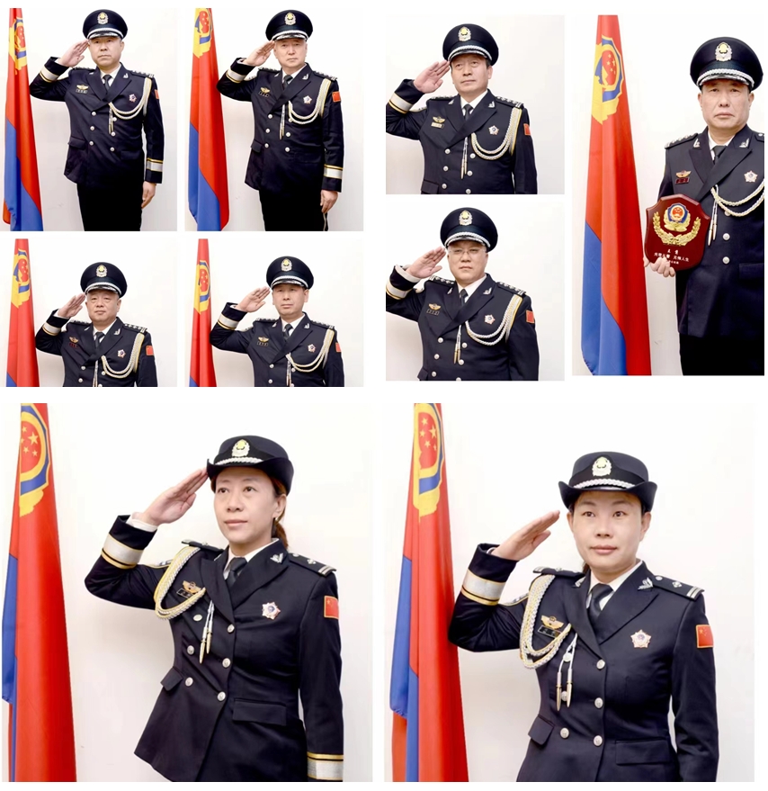 警旗同框合影，定格最美警色——长治潞东公安开展第四个“中国人民警察节”庆祝活动