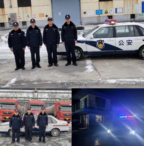 靓丽“雪警”，长治潞东公安守护平安