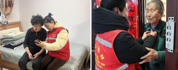 太原万柏林区葡萄苑社区：新春送暖显真情  网格精神润人心