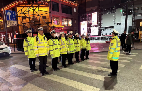 【春节我在岗】临汾公安交警坚守工作岗位，全力保障春节期间交通秩序安全畅通