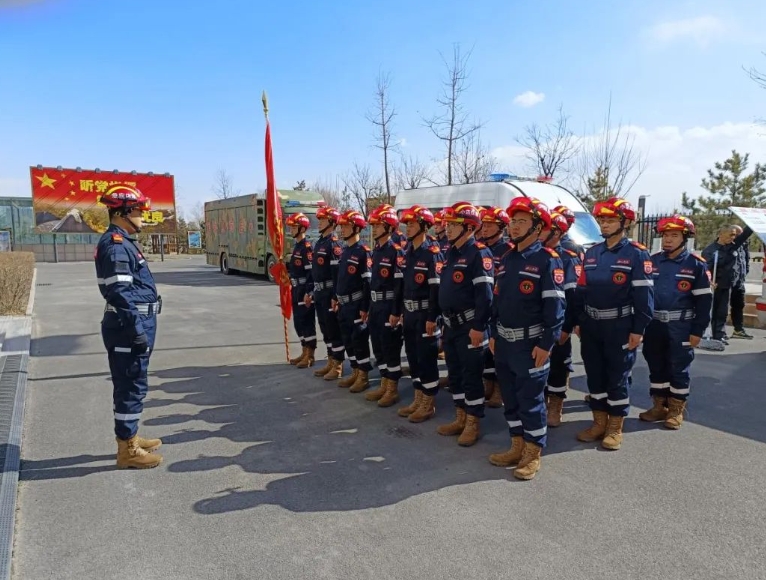 太原小店区应急局组织森林防灭火队伍开展技能训练