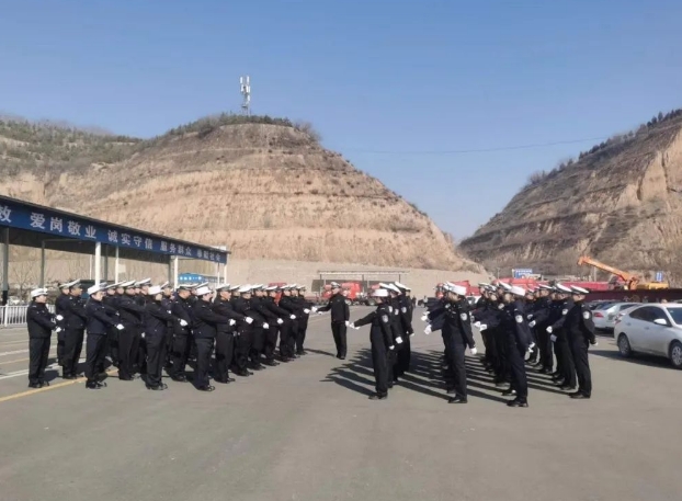春季练兵正当时——吕梁临县公安局交警大队扎实开展春季大练兵活动