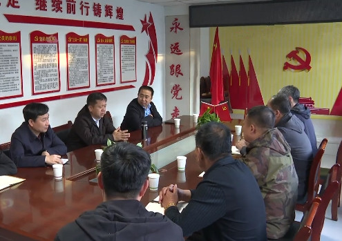 忻州市委常委、代县县委书记崔峥岭深入峨口镇调研督导基层党组织建设工作