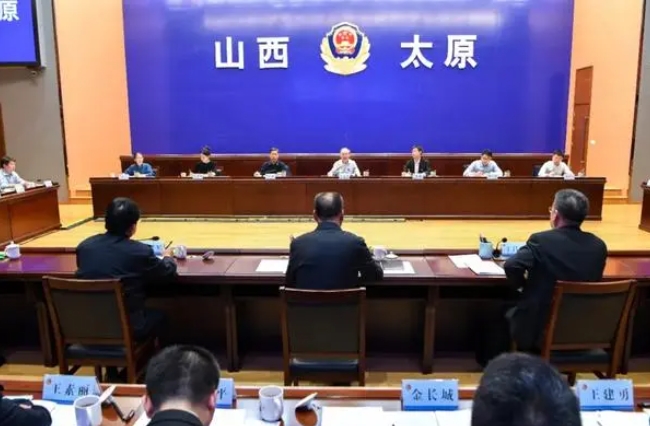 中央政法委刘猛一行在山西省调研政法队伍建设工作