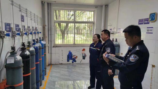 长治故县分局组织开展节日安全大检查行动