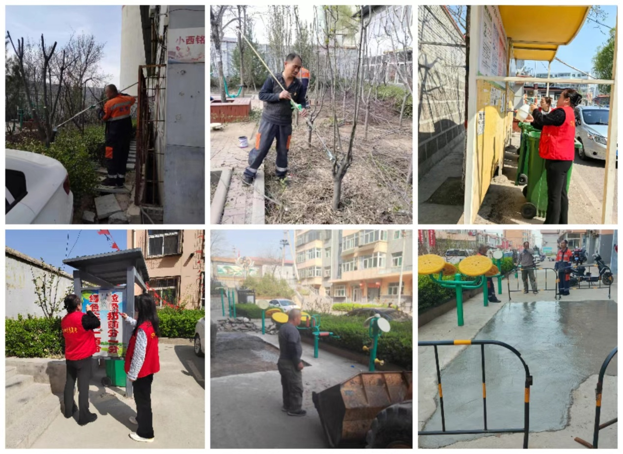 太原万柏林区西铭街道开展“清理小广告，美化大环境”志愿服务活动