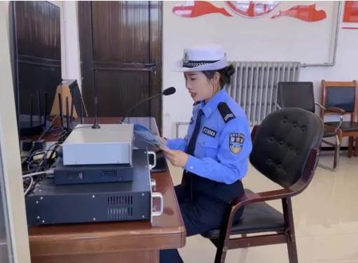 长治壶关交警：借助农村“大喇叭”开展交通安全宣传