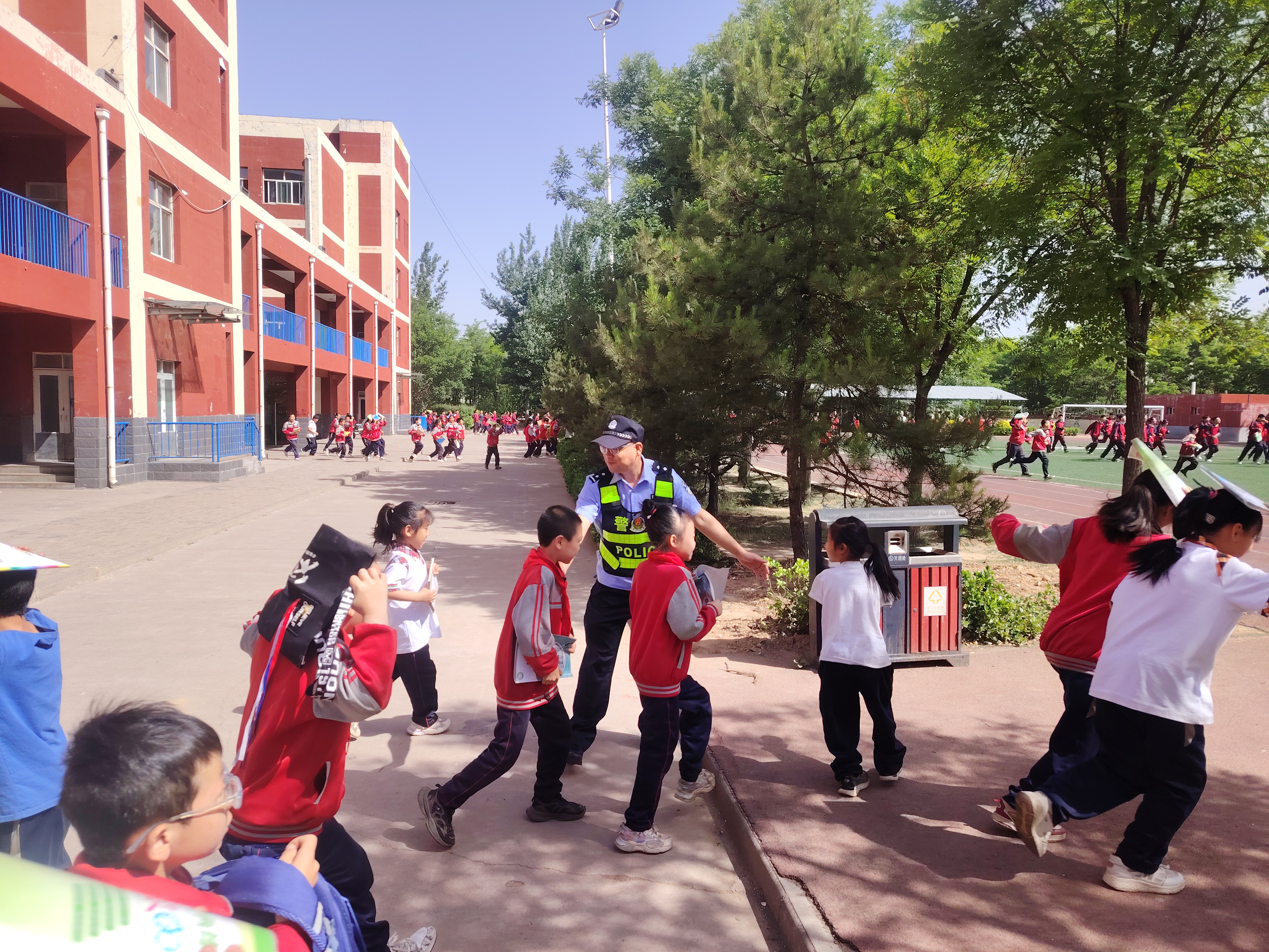 山西介休公安义棠所：防灾演练进校园  警校联动保平安