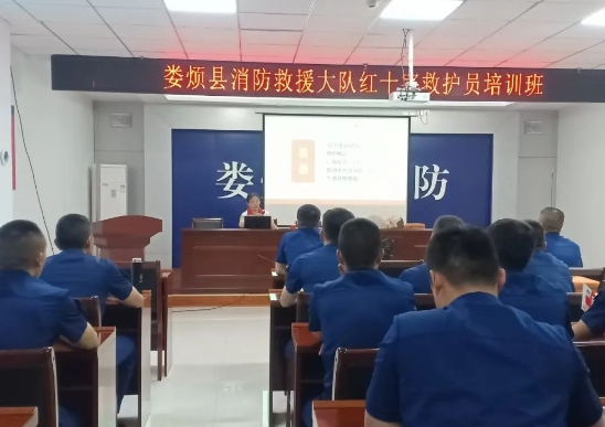 太原娄烦县红十字会开展应急救护“五进”活动