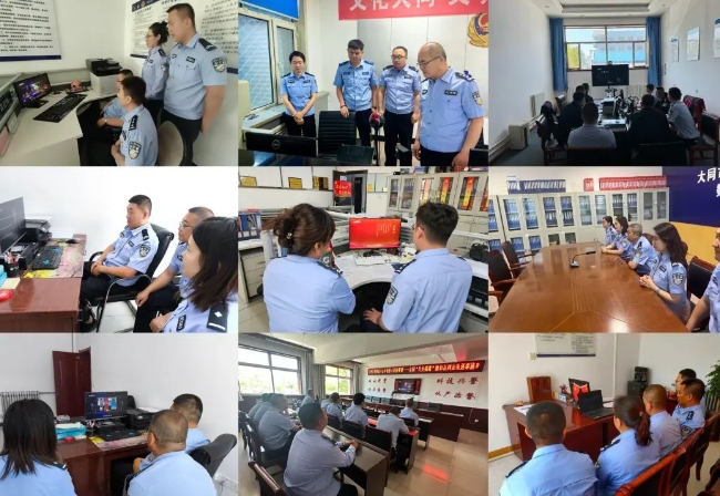 大同公安组织全警收看全国“公安楷模”魏和友同志先进事迹发布仪式