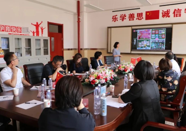 教育部认证专家组一行到山西师范大学实习基地——太原小店区实验小学东润校区考察