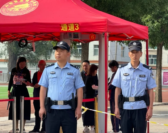 山西左权县公安：护高考平安  保端午安康