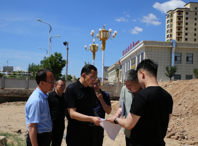 忻州静乐县委副书记、县长居清平调研项目建设推进工作