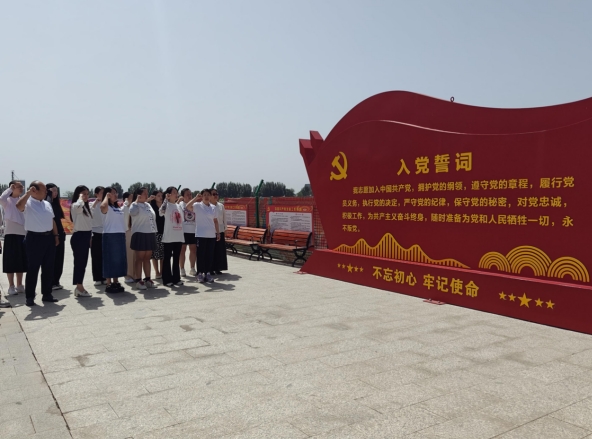 太原小店区平阳路街道：我和党旗合个影，廉政清风学王琼