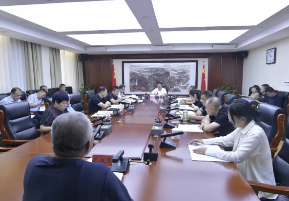 山西灵石县政府召开常务会议  陈昉主持