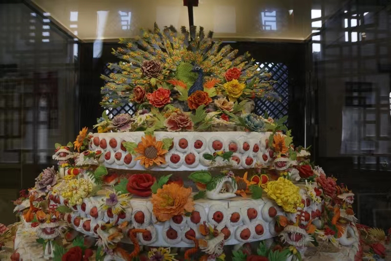 太原古县城“国潮风”花馍受青睐