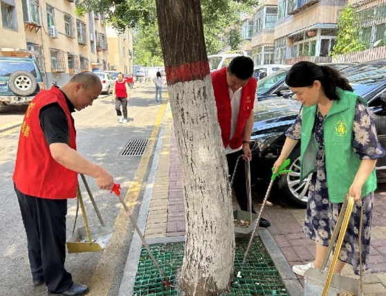 太原万柏林区残联开展在职党员进社区志愿服务活动