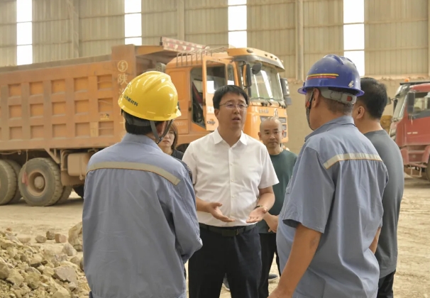 山西灵石县长陈昉在中铝杨家山铝矿检查安全生产工作