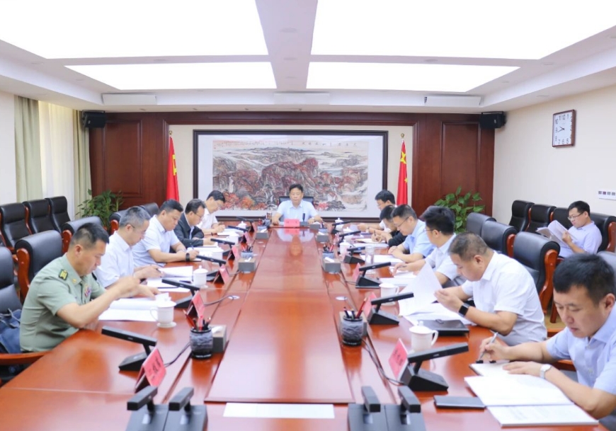 山西灵石县委常委会召开会议  韩军主持