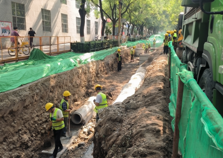 太原市政：高效推进新民北街雨污分流改造工程