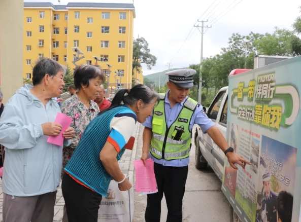 吕梁交口：“大篷车”跑起来 “大喇叭“响起来” 播出交通安全