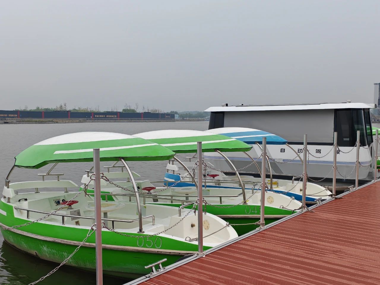 太原首个水上自动驾驶场景亮相晋阳湖