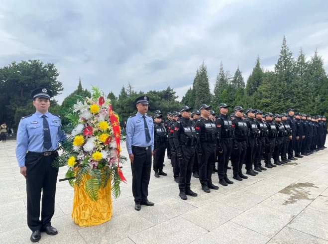 传承红色基因  凝聚奋进力量——临汾直属公安开展烈士纪念日活动