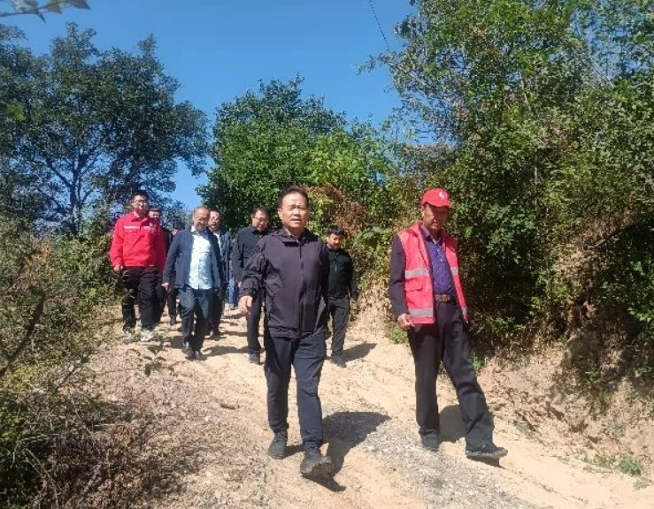 临汾尧都区副区长王洪锁督导调研国庆期间自然资源管理领域安全工作