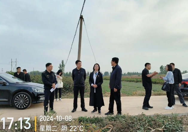 临汾洪洞：张潞萍带队检查乡镇露天禁烧及秸秆离田工作