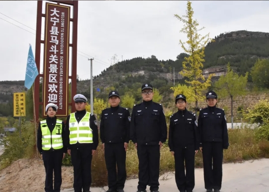 临汾大宁县公安局圆满完成“黄河韵动·苹果飘香”2024“大吉520”黄河英雄会汽