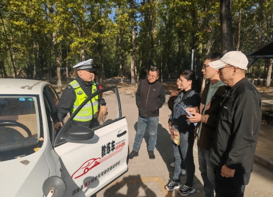 临汾洪洞：交安宣传进驾校，“起步”安全最重要！