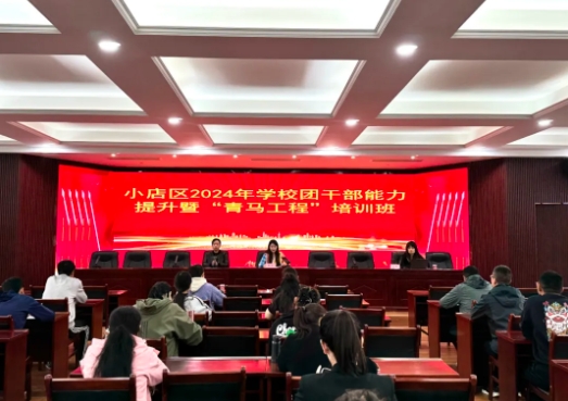 太原小店区举办2024年学校团干部能力提升暨“青马工程”培训班