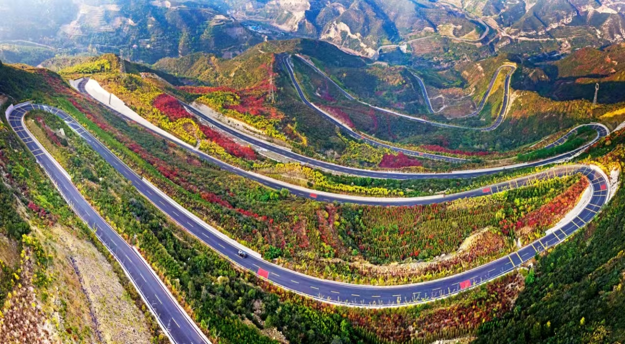 壮美惊艳！天龙山公路入选最美自驾游线路
