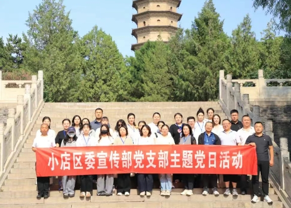 太原小店区委宣传部党支部开展主题党日活动