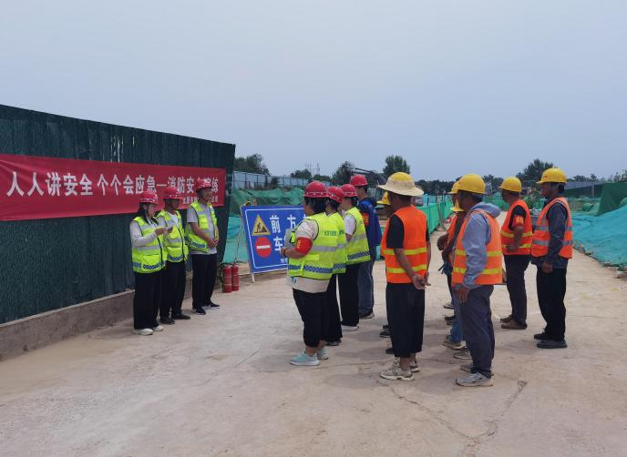 太原市政集团四公司：消防安全演练  筑牢工地安全根基