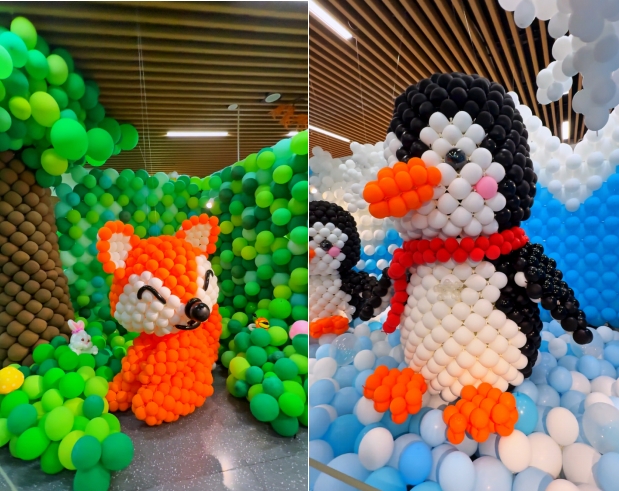 太原植物园：梦幻气球构筑童话奇境