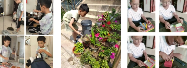 快乐暑假  劳动一“夏” ——太原小店区北格镇张花营小学开展暑期劳动实践活动