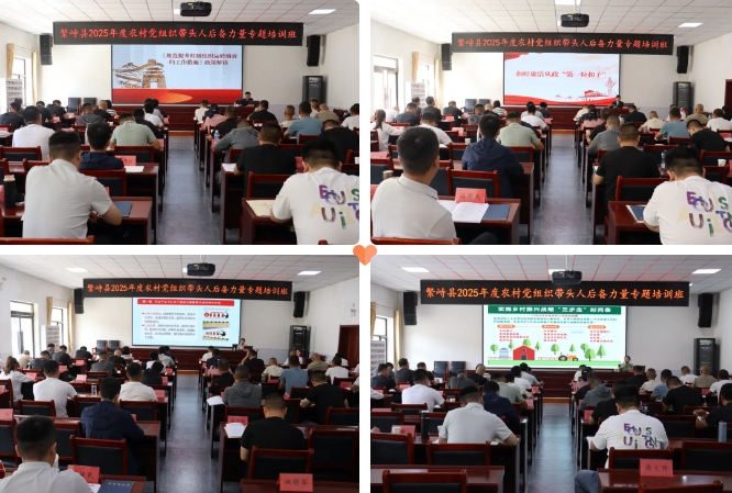 “雏雁”储力蓄能在行动——忻州繁峙县举办2025年度村党组织带头人后备力量培训班