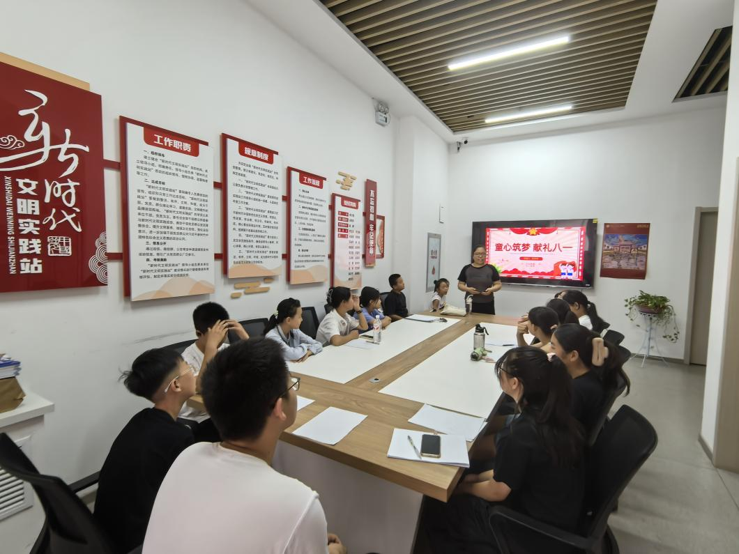 太原万柏林区王化街道：童心筑梦  献礼“八一”