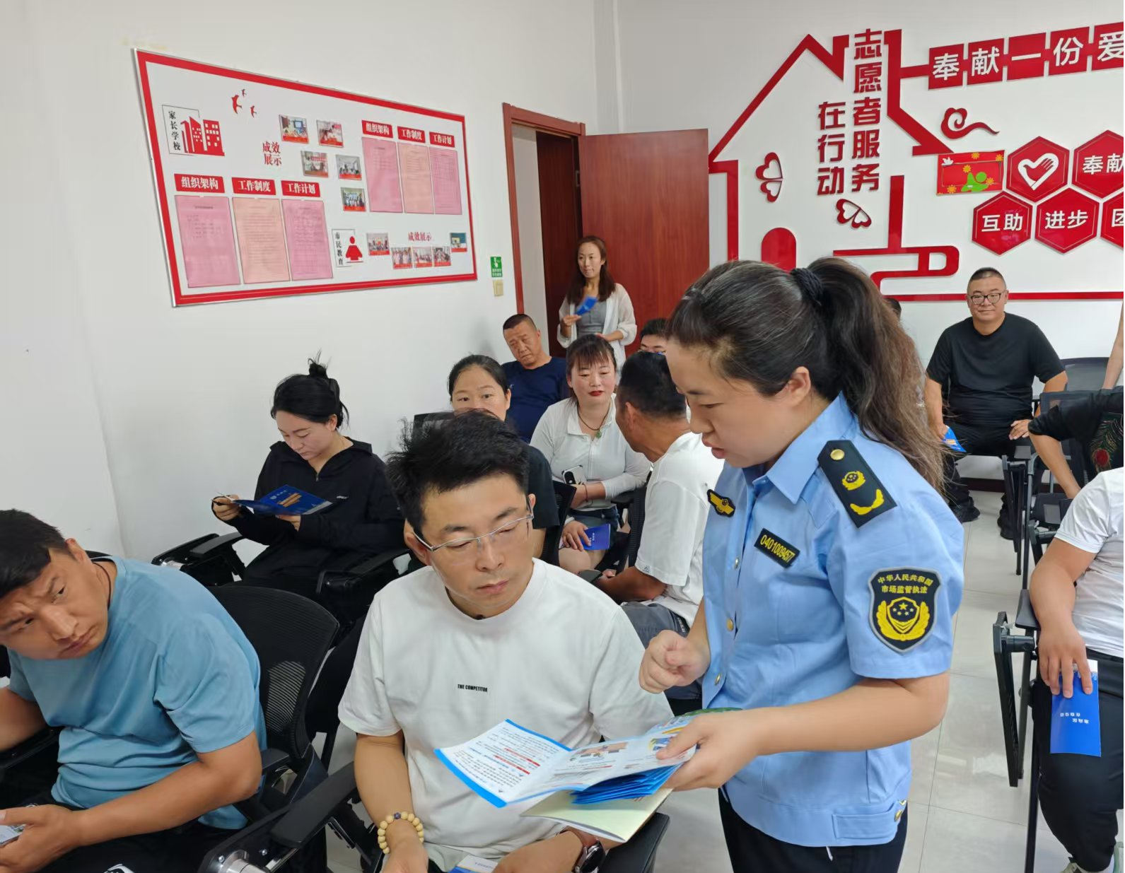 太原万柏林区市场监督管理局开展社会信用体系宣传活动