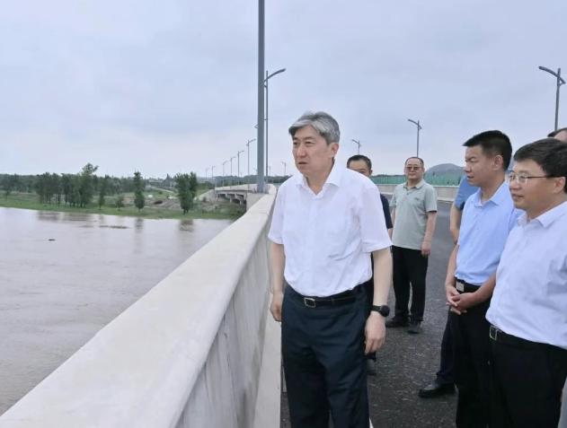 忻州市委书记朱晓东在忻府区检查指导防汛备汛和安全生产工作