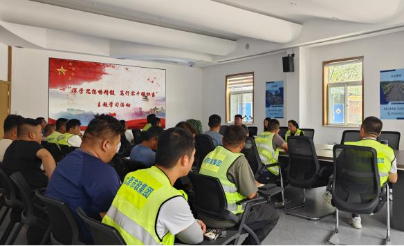 太原市政集团一公司党支部开展“深学思想悟精髓  笃行实干强担当”主题学习活动