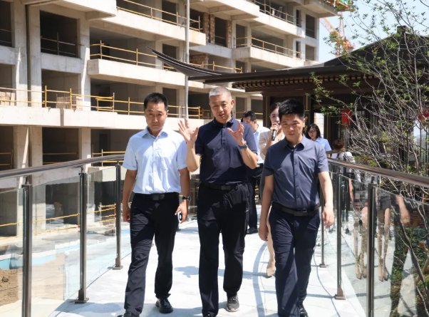 建设银行山西省分行领导一行莅临鑫马央璟  共鉴品质人居新标杆