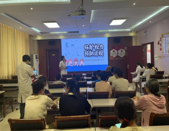 太原万柏林区兴华街道开展“保护眼睛  预防近视”主题活动