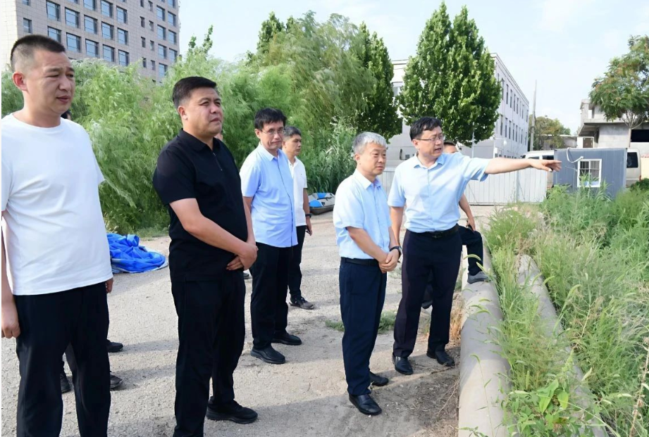 临汾尧都区：于乐调研“一泓清水入黄河”工程进展情况