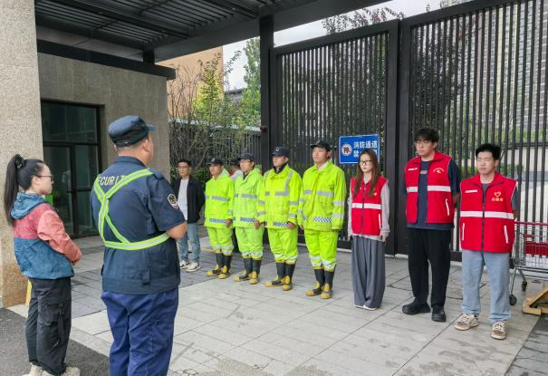 太原万柏林区西铭街道：“以练备战”保安全  筑牢汛期“安全墙”