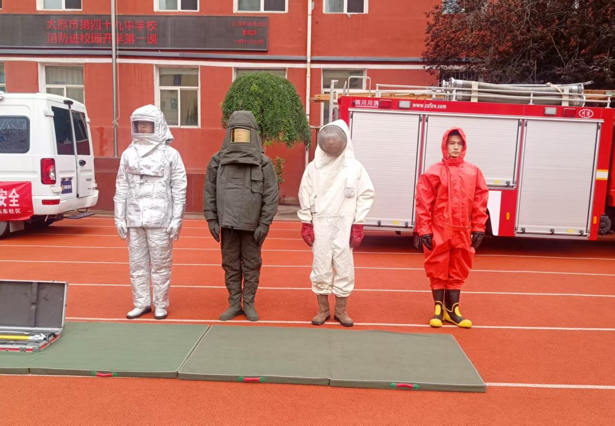 太原万柏林区：消防宣传进校园  安全知识伴成长